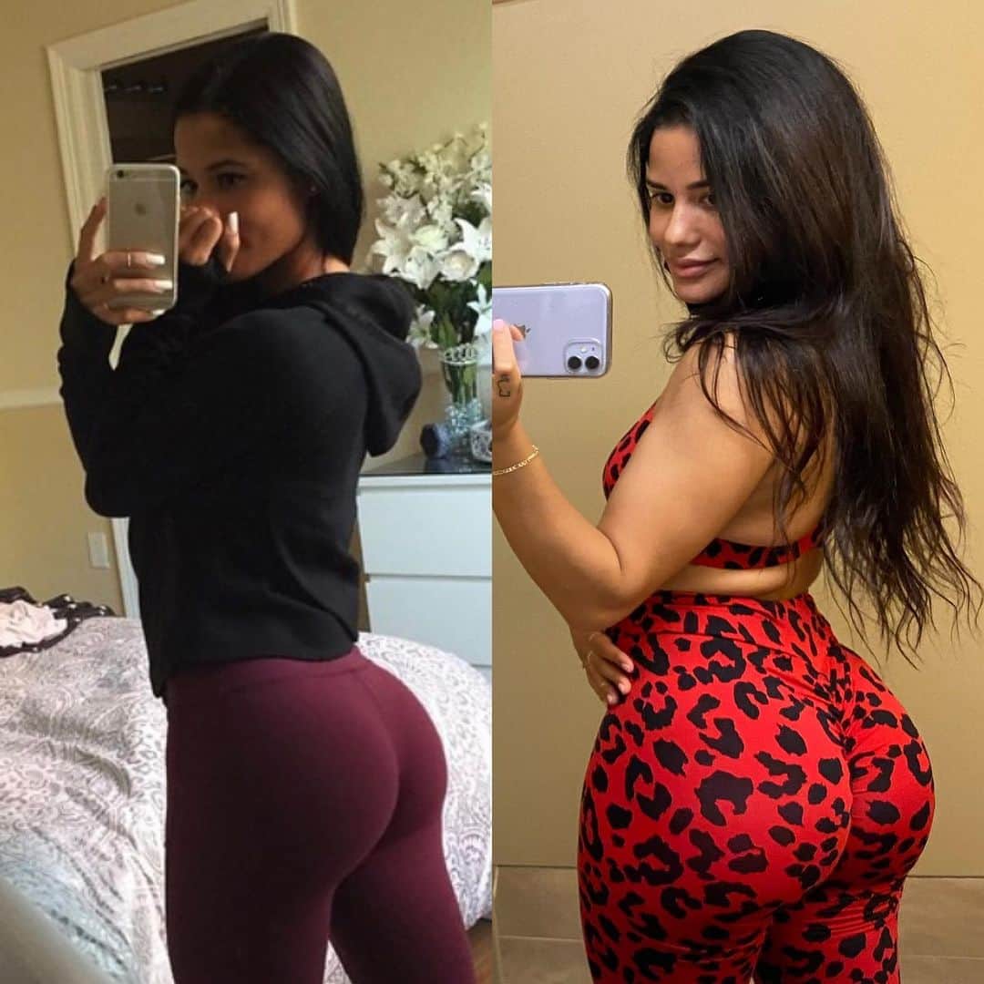 Katya Elise Henryさんのインスタグラム写真 - (Katya Elise HenryInstagram)「Oh she thiccker than a snickkker? Yehh I'll take one of that please 😏  LINK IN BIO to join my new Peach Please challenge! 🍑  6 years → 0 restrictive eating, 0 hours of endless cardio, all the carbs and all the FUN! The best part? Loving myself more and more every single day 🥺 the amount of self-appreciation and confidence I've gained since 2015 is craaazy. Plus, I did it all naturally which is even more rewarding. With the curves came the cellulite & few extra back rolls, but also glowing skin, shinier hair, a stronger immune system - and more importantly, a POSITIVE MINDSET!  I can't imagine my life being better than this. Eating good and lifting heavy has not only changed my life, but also half a million @workouts_by_katya girls worldwide! 🌏 Let me show you how to live yours to the fullest - physically, mentally, emotionally ❤️  LINK IN BIO to join my new PEACH PLEASE challenge 🍑 now available on iOS & Android 📲」3月12日 4時16分 - katyaelisehenry