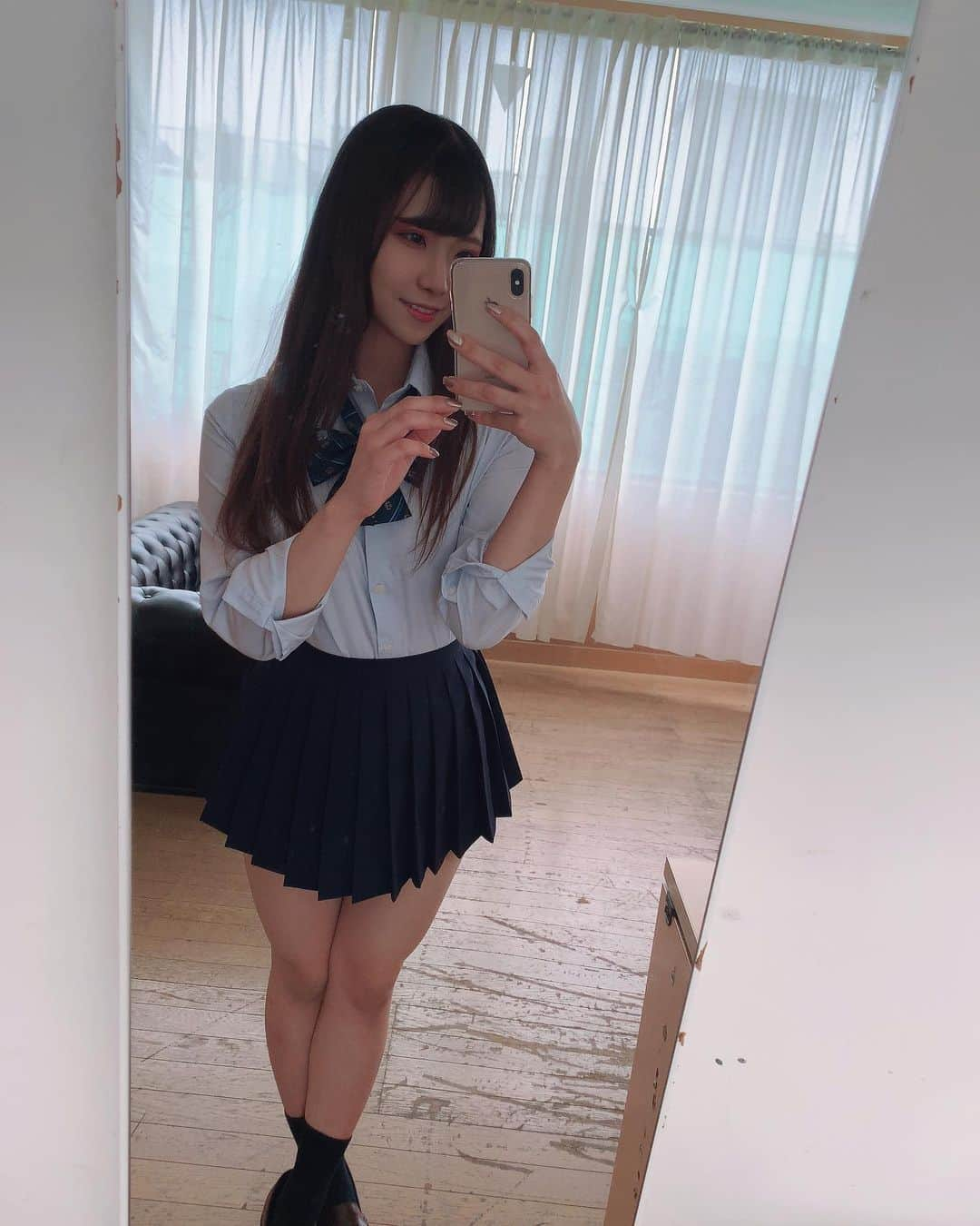 浅見レナのインスタグラム：「JK💕 . . . . . . . . . . #AV #女優 #セクシー女優 #浅見レナ」