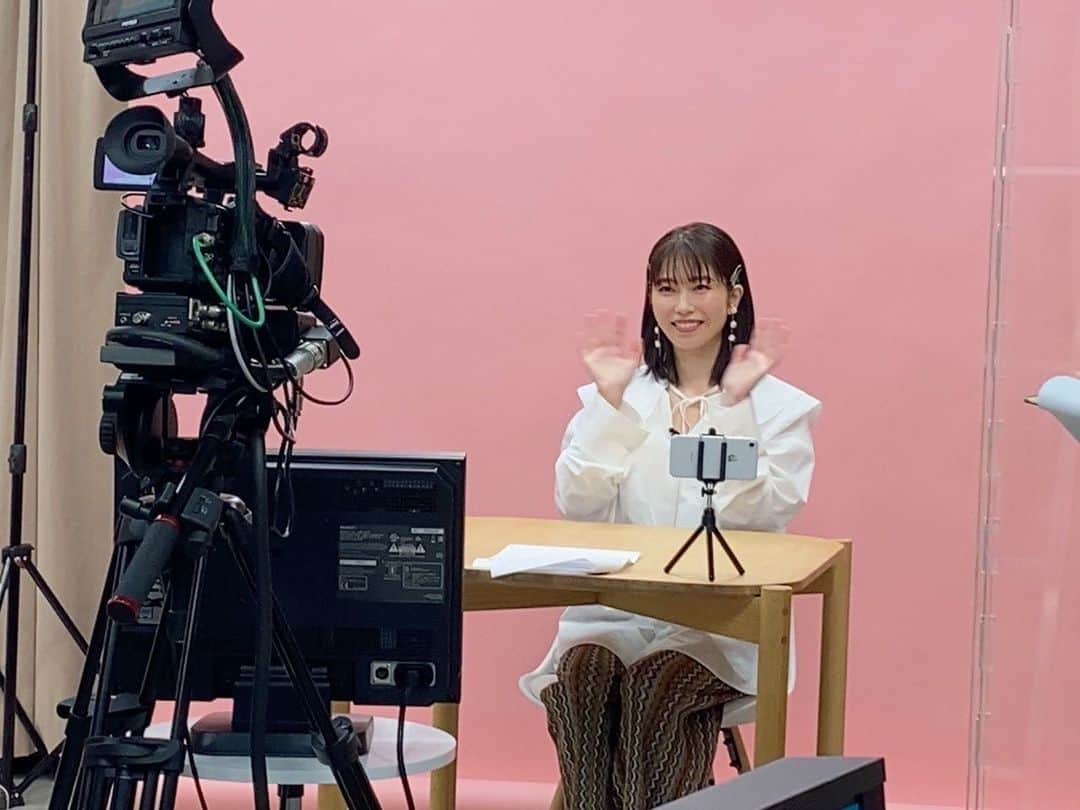 横山由依のインスタグラム：「めちゃかわTV💗」