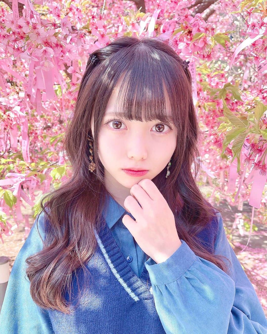 松本ももなさんのインスタグラム写真 - (松本ももなInstagram)「ドキっとした??🌸🍡  みんなのお願いが叶いますように✨ ᕱ⑅ᕱ♥  お仕事が近くで空いていので 神社に寄ってきました⛩  #河津桜 #桜 #さくら #ピンク #sakura #sakuratree #cherryblossom #神社 #お花見 #桜神宮 #17kg #イチナナキログラム @17kg_official」3月12日 22時52分 - momona.1012