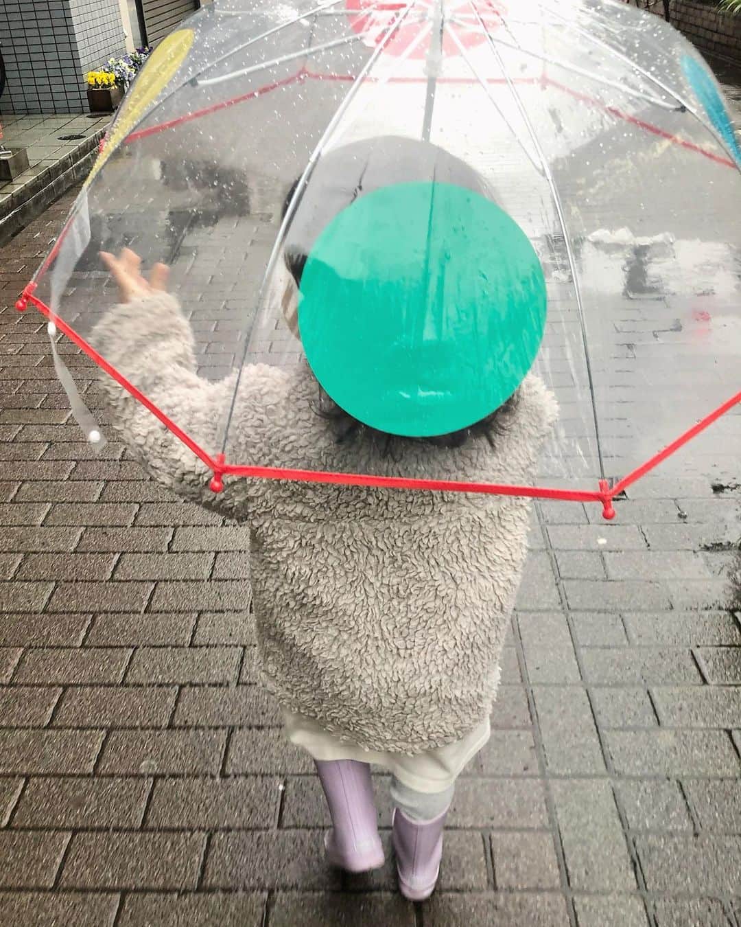 那須久美子さんのインスタグラム写真 - (那須久美子Instagram)「パパの美容室帰りに @flyingtigerjp で自分で選んで買った初めての傘☂️✨  「早く雨降らないかなー。。。✨」  と家の中で傘をさす練習を何度もしてた🤣💕  パパに、  「家で傘をささない！傘を人に向けない！傘を持ったままふざけない！」  と、3ヶ条を教えられ復唱させられるも、すぐに破って家で傘をさす華様でした💦  本日は全てのご予約を頂いてます✂️  日曜日はまだ空きがありますので、ぜひお待ちしております💕  皆様お気をつけてお越しくださいね💕  #flyingtiger #子供の傘 #rainyday  #zarababy #☔️☔️☔️」3月13日 9時43分 - nasu_kumiko