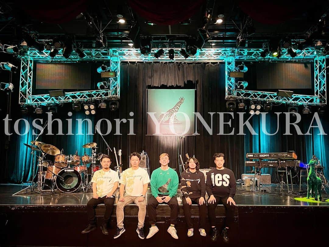 米倉利紀さんのインスタグラム写真 - (米倉利紀Instagram)「“green GIRAFFE” tour 2021 @ TOKYO SHINJYUKU ReNY: day one」3月13日 21時38分 - toshi_yonekura