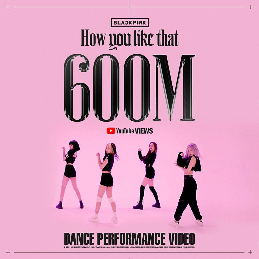 BLACKPINKさんのインスタグラム写真 - (BLACKPINKInstagram)「#BLACKPINK #블랙핑크 #HowYouLikeThat #DANCE_PERFORMANCE_VIDEO #안무영상 #600MILLION #YOUTUBE #YG」3月13日 18時22分 - blackpinkofficial