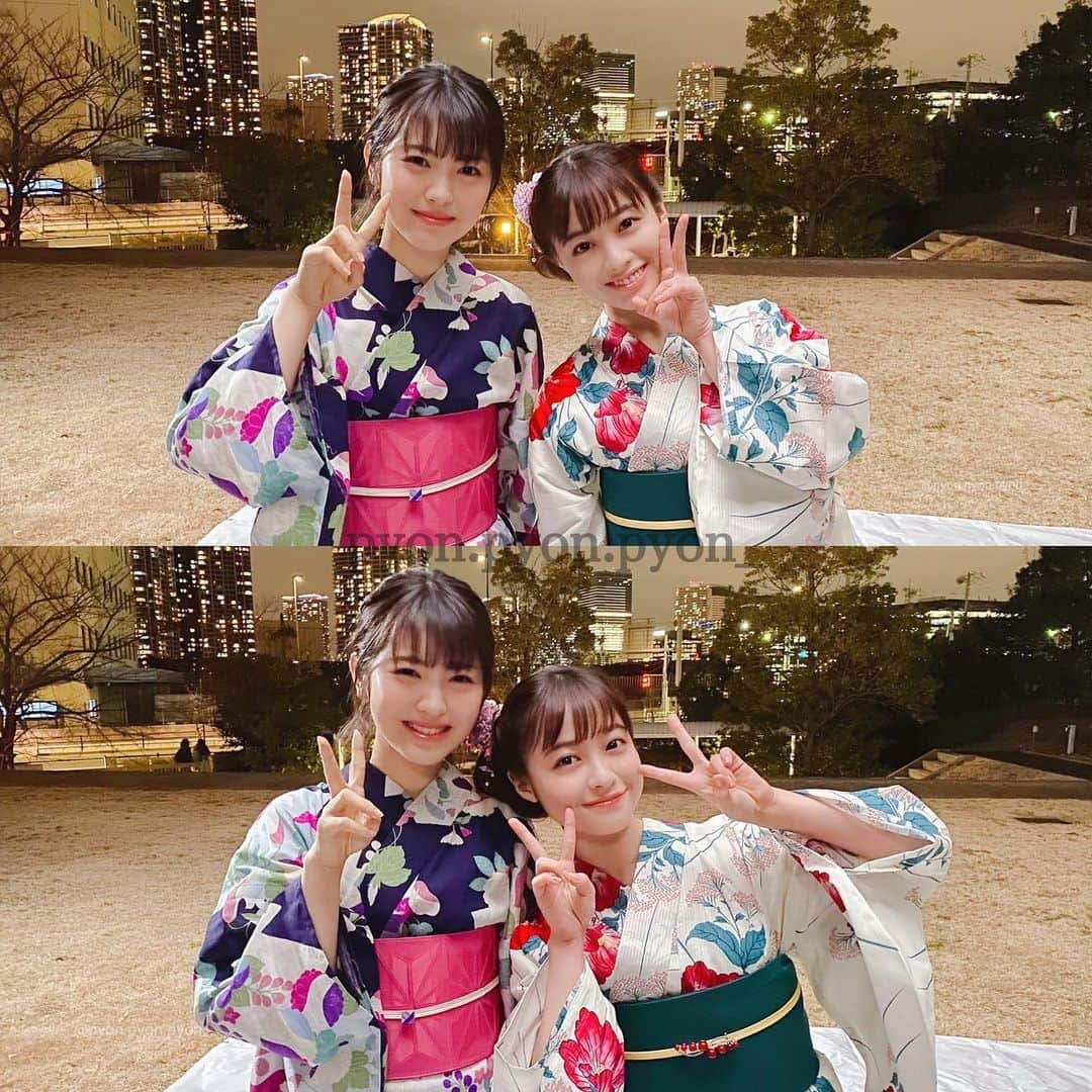 女優と俳優のインスタグラム：「カンナとミナミ👭 ・ #橋本環奈 #hashimotokanna  #浜辺美波 #hamabeminami  #カンナとミナミ #0313」