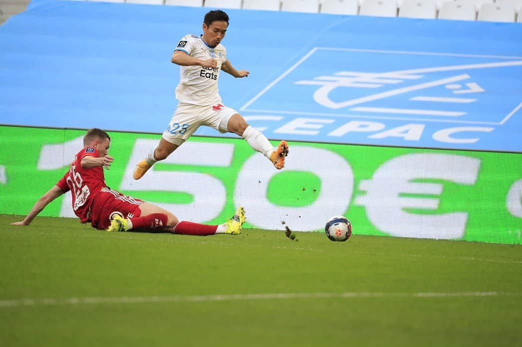 長友佑都のインスタグラム：「2連勝💪💪 Allez OM!! @olympiquedemarseille」