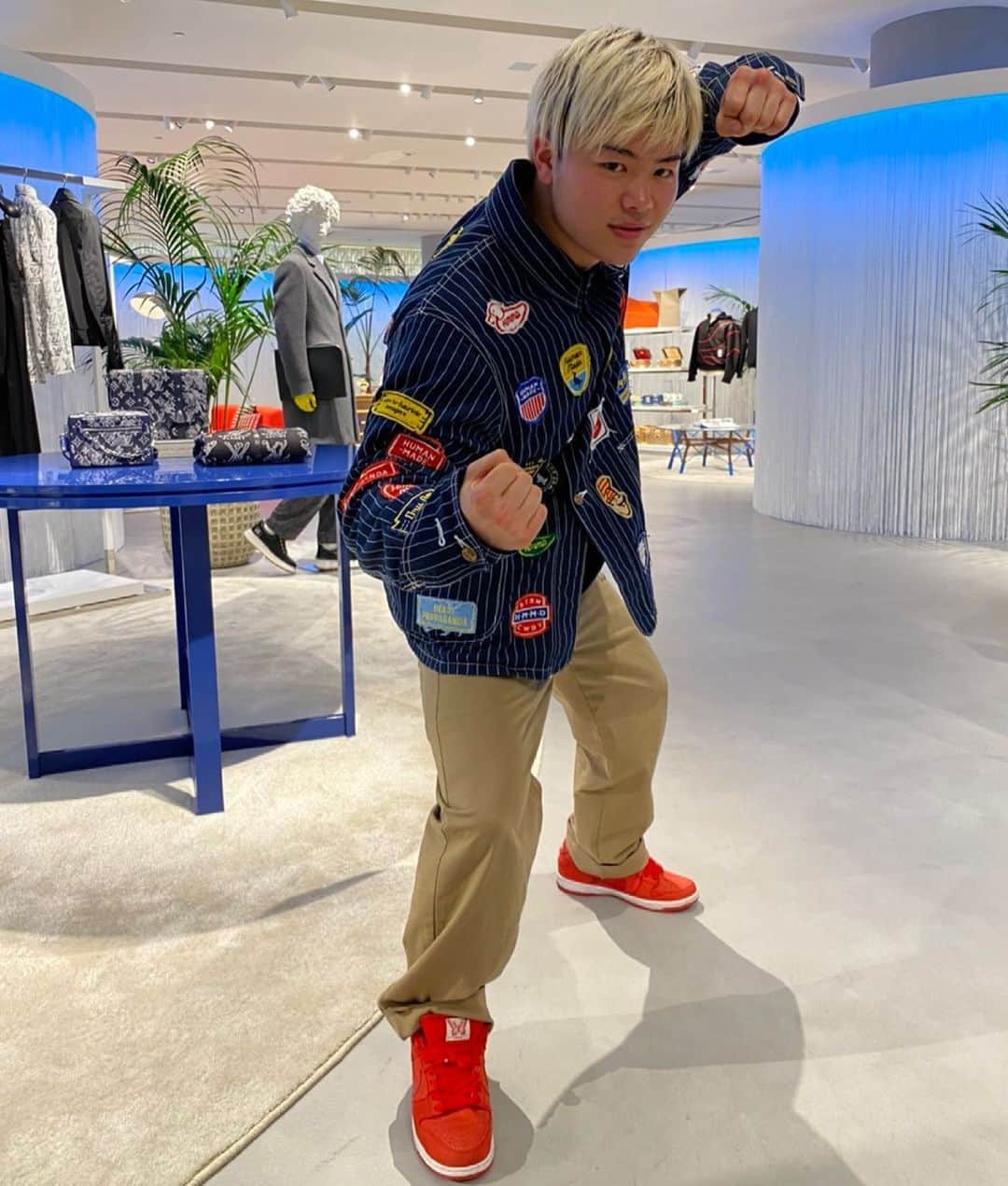 那須川天心のインスタグラム：「久々にトリケラやってみた」