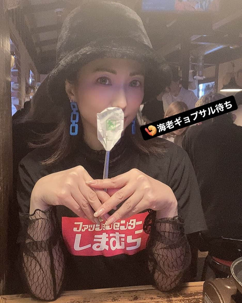 甘乃つばき（吉瀬菜々子）のインスタグラム：「ルネこだいらお笑いライブのあと新大久保までご飯で移動👯‍♀️💨 朝5時までやってるらしいけど…ww (￣□ヾ)ﾌｧ~」