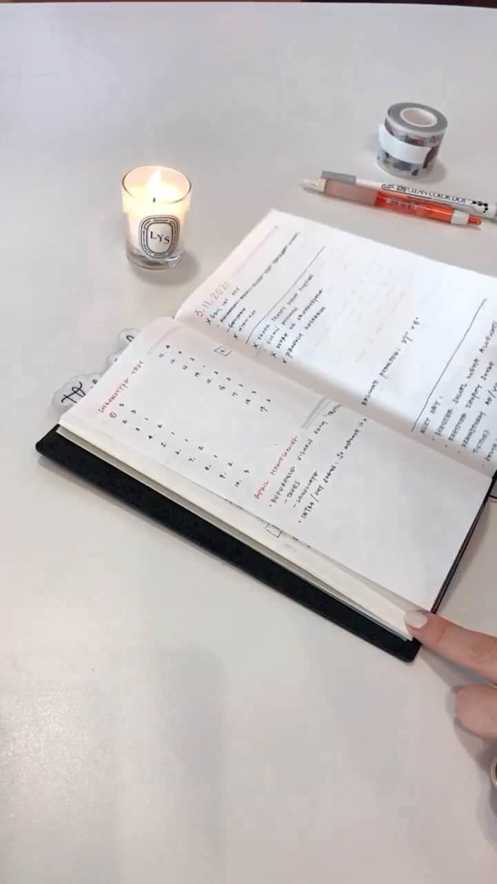 Dara M.のインスタグラム：「Weekend planning session #bulletjournal #planner #journaling」