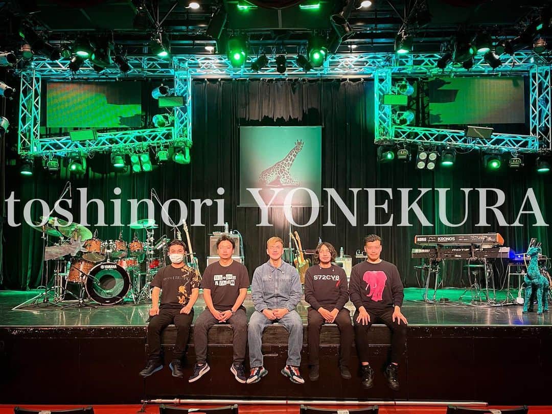 米倉利紀さんのインスタグラム写真 - (米倉利紀Instagram)「“green GIRAFFE” tour 2021 @ TOKYO shinjyuku ReNY: day two」3月15日 0時37分 - toshi_yonekura