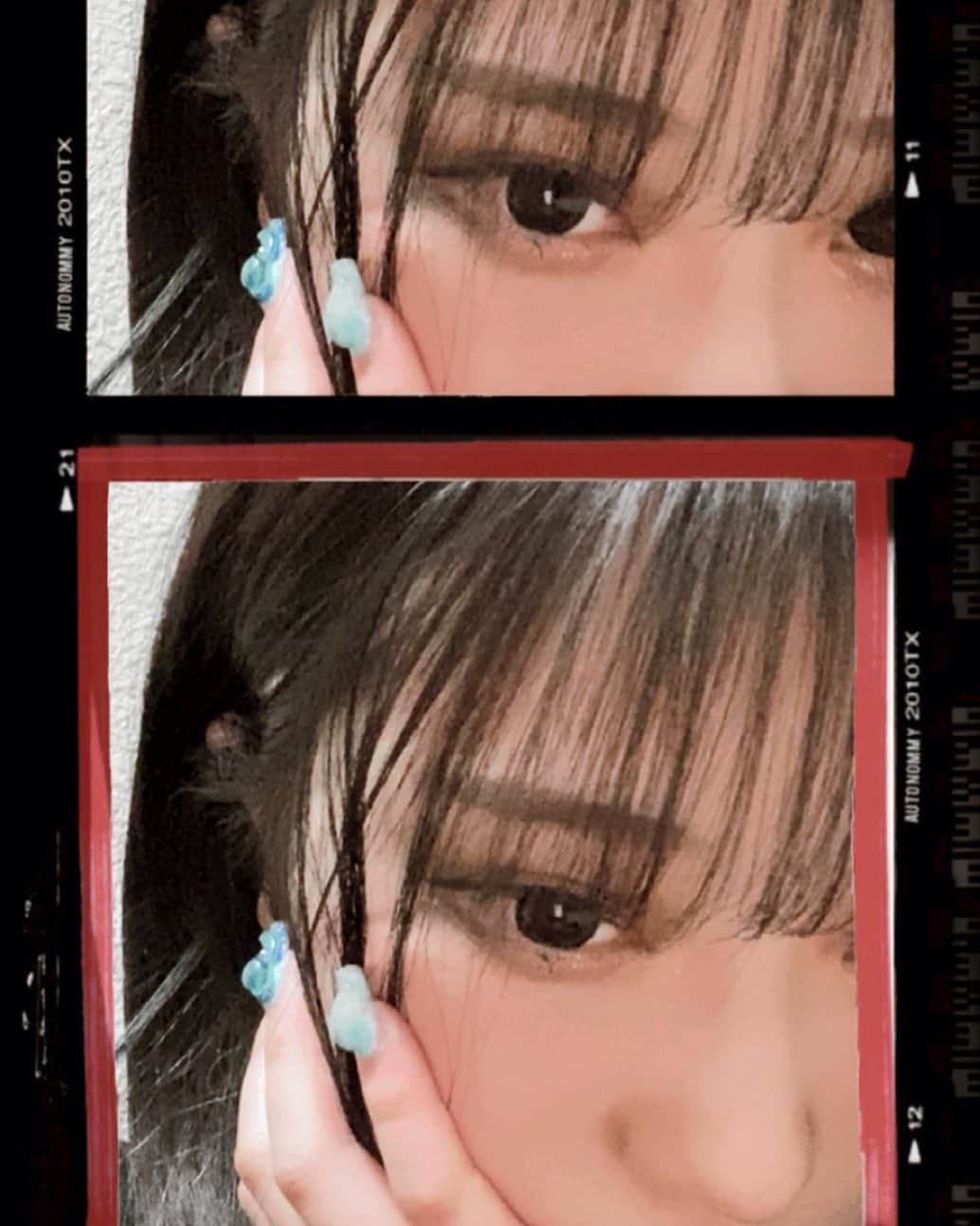 おもてちゃんのインスタグラム：「(💙^o^💙)」