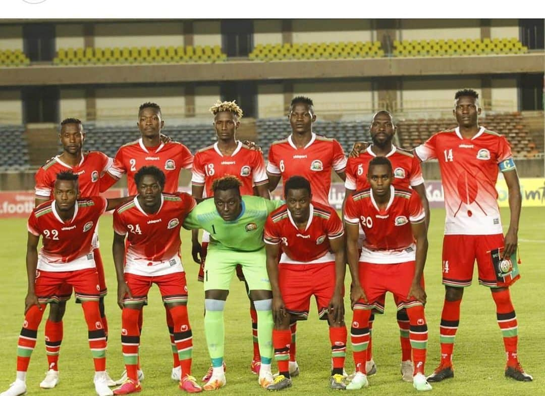 アユブ・マシカのインスタグラム：「Good luck amigos🙏🏾💪🏾💪🏾🇰🇪🇰🇪🇰🇪🇰🇪 @harambee_stars」