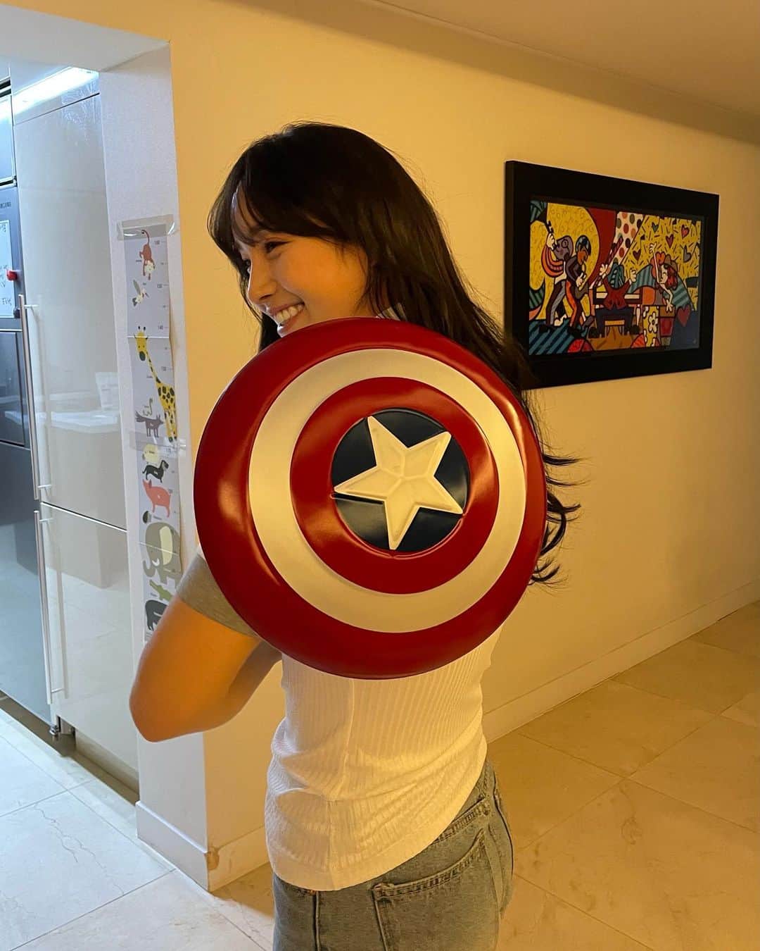 パク・キョルのインスタグラム：「. Captain America  박지유꺼🛡」