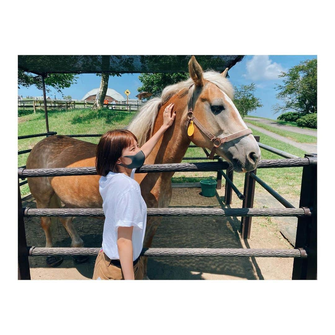 桃果さんのインスタグラム写真 - (桃果Instagram)「.  去年の夏🐎 そろそろ夏が恋しくなってきた。 ポカポカの日に遠くにドライブしたいいい！！  それにしても 1年も経たないうちに だいぶ色々と変わるもんだな〜  これから益々楽しみだね♪」3月16日 15時07分 - momoka_825_