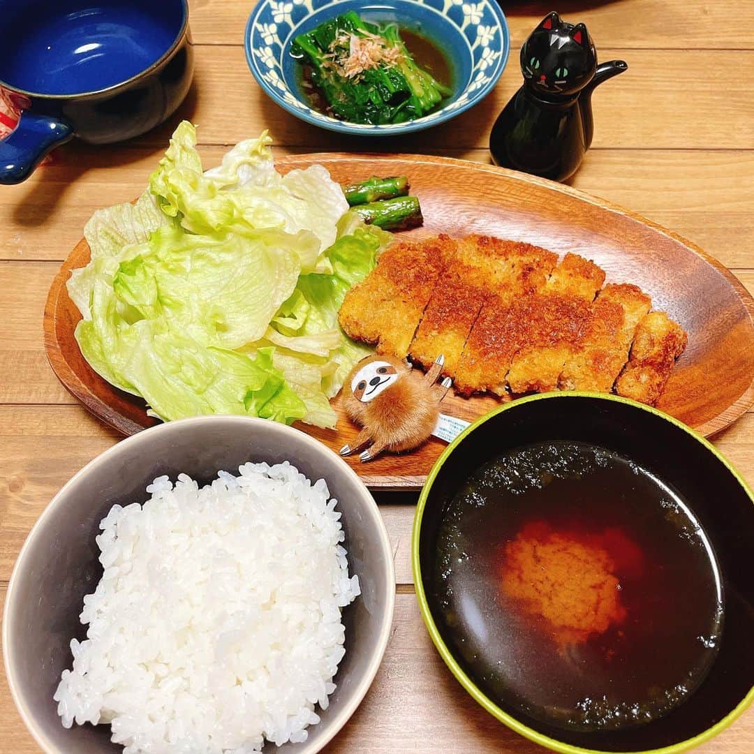 脇田唯さんのインスタグラム写真 - (脇田唯Instagram)「🦥 家に帰ってきたら 美味しいご飯が用意されてた」3月17日 1時51分 - post_yui