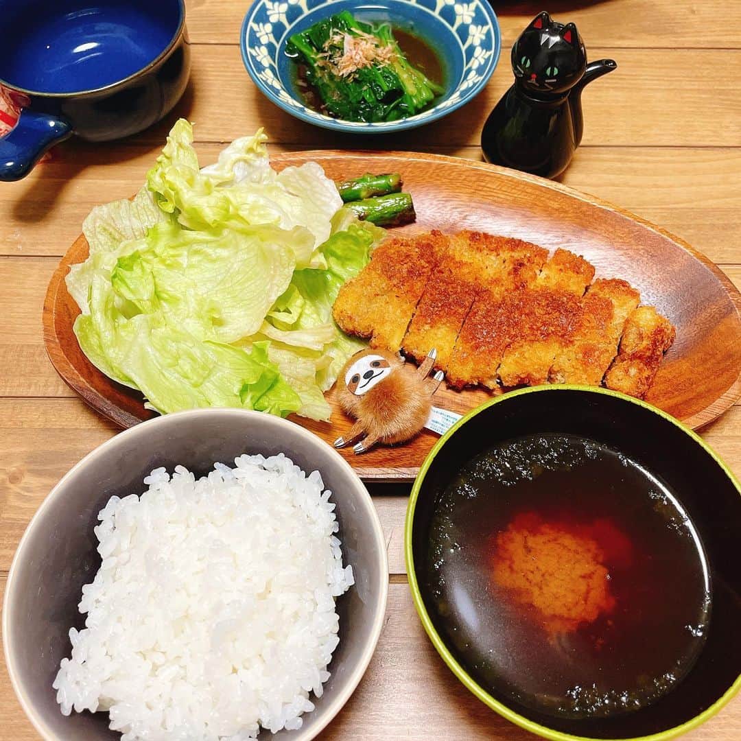 脇田唯のインスタグラム：「🦥 家に帰ってきたら 美味しいご飯が用意されてた」