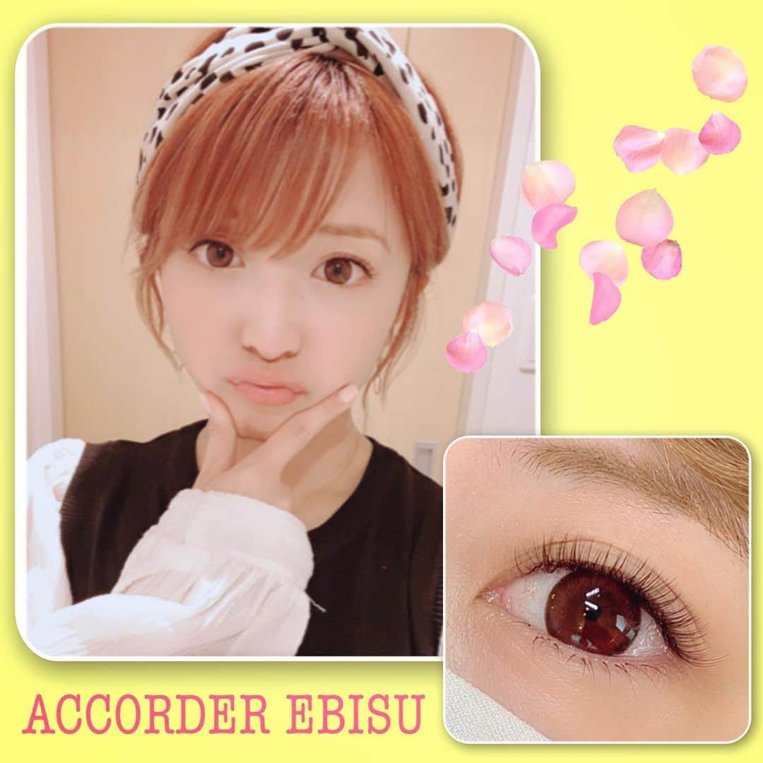 矢口真里さんのインスタグラム写真 - (矢口真里Instagram)「この間、 @accorder.ebisu さんにて、 まつげエクステしてもらいましたよー👀✨ いつも仕上がりがキレイすぎて感動します😂✨ ありがとうございました😁✨ 長さや本数やカラーはアコルデさんの方のインスタに詳しく載ってます♡ ・ ・ 余談ですが、 最近、YouTubeの編集しているせいか、こういったコラージュも良い感じに出来るようになってきた気がします😁✨ そして楽しい✨ 全然まだまだだから、もっともっと頑張ろっと！！」3月17日 11時14分 - mariyaguchi_official