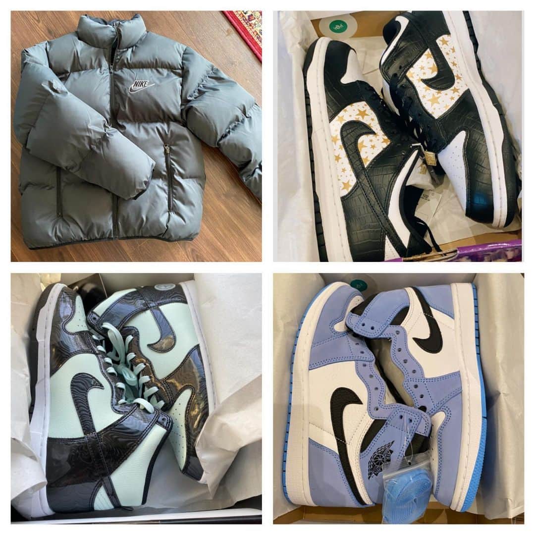 小平智のインスタグラム：「早く会いたいスニーカーと服‼️ #NIKE #NIKEDUNK #JORDAN #SUPREME」