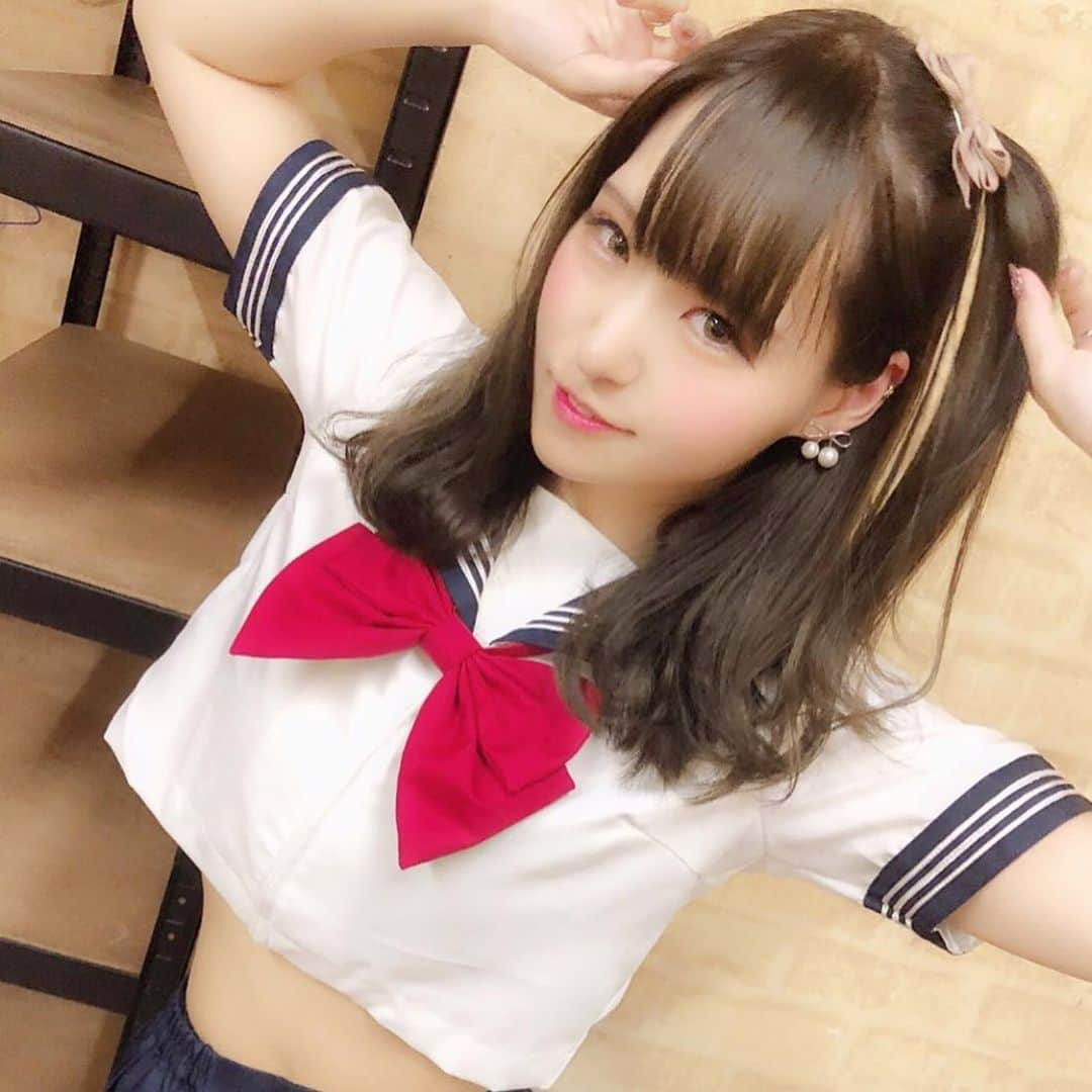 倉澤雪乃のインスタグラム：「これもあげ直しセーラー服だよ🐼 なつかしい！🎶」