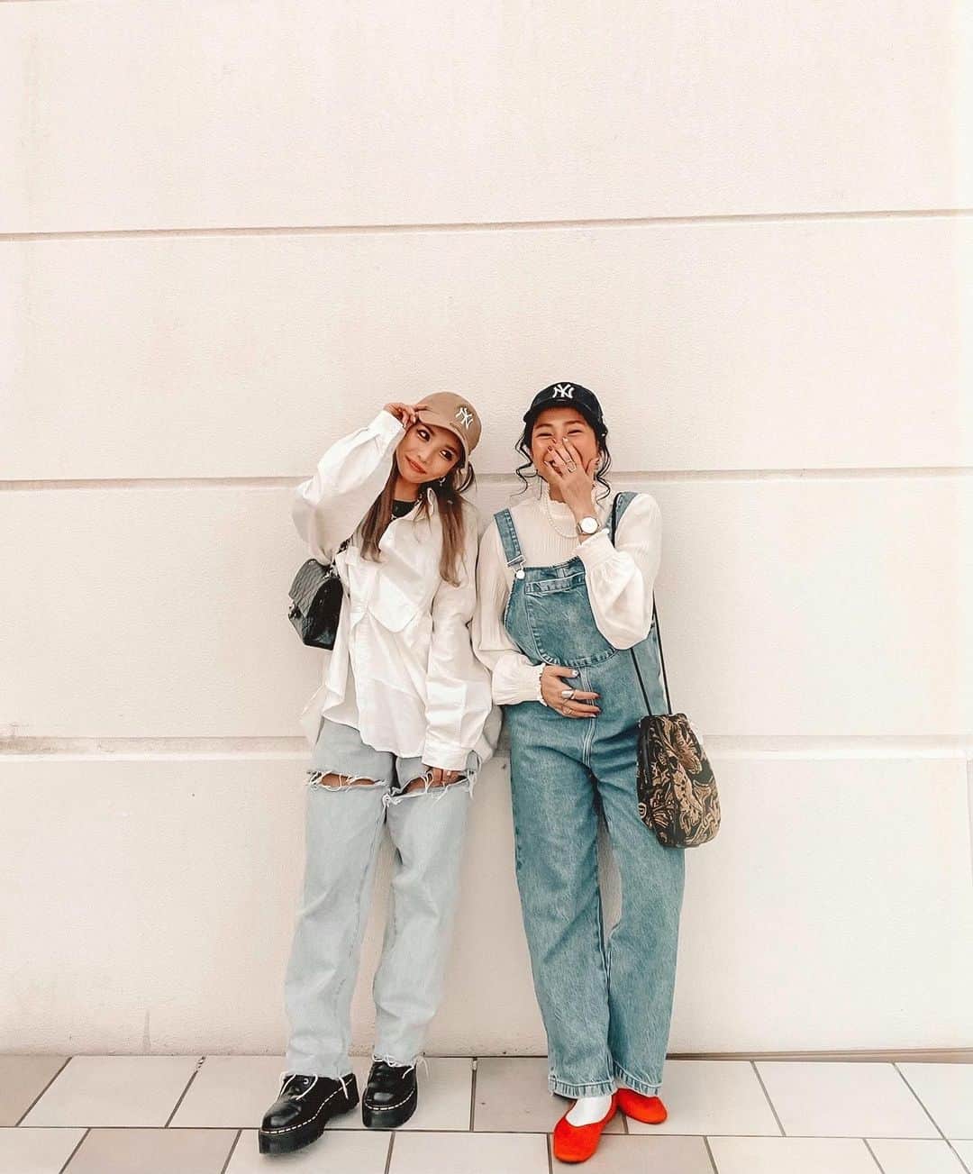 ✷kana✷のインスタグラム：「🐿🐿 . . @miikomiiiko  マタニティーみーちゃん🤰 ほんと愛おしい🌸 すきぴすきぴ . . #coordinate」