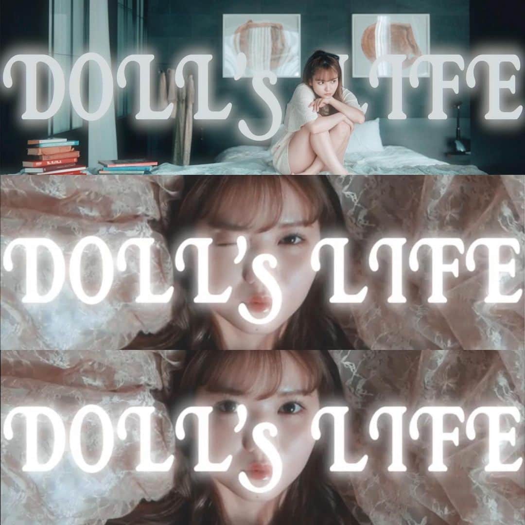 高橋有紀のインスタグラム：「#佐藤ノア3rdソロ曲 『DOLL'S LIFE』のMVヘアメイク担当させてもらいました！ 今回も作詞作曲で衣装はノアちゃんのコラボ服、MV監督はブランドのディレクターでもあるえるさん。ストーリーと愛が詰まった作品になっているので是非観て聴いてください🌸 #hairmake  #osakana_yuki」