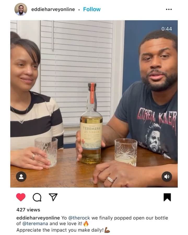 ドウェイン・ジョンソンのインスタグラム
