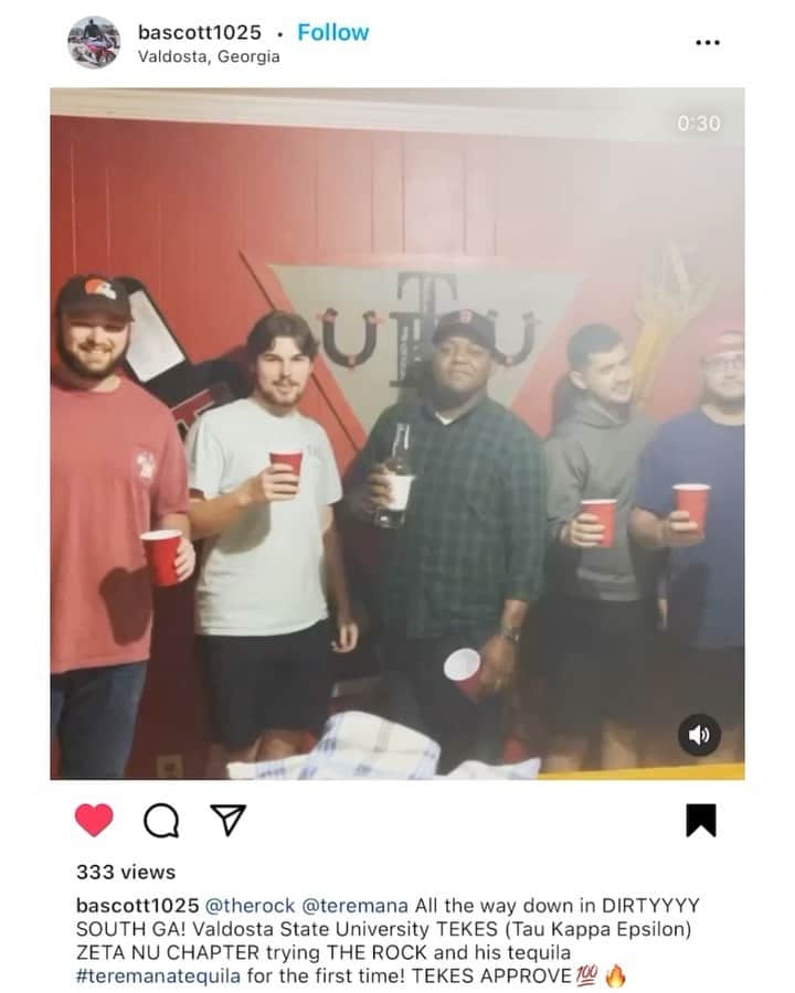 ドウェイン・ジョンソンのインスタグラム
