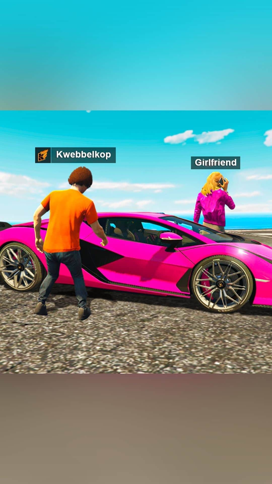 Kwebbelkopのインスタグラム：「Stealing My GIRLFRIEND’S $1,000,000 Supercar in GTA 5 RP  #grandtheftauto #grandtheftauto5 #gaming #gtaroleplay #gtarp #gamer #kwebbelkop #girlfriend #game #gta #gta5」