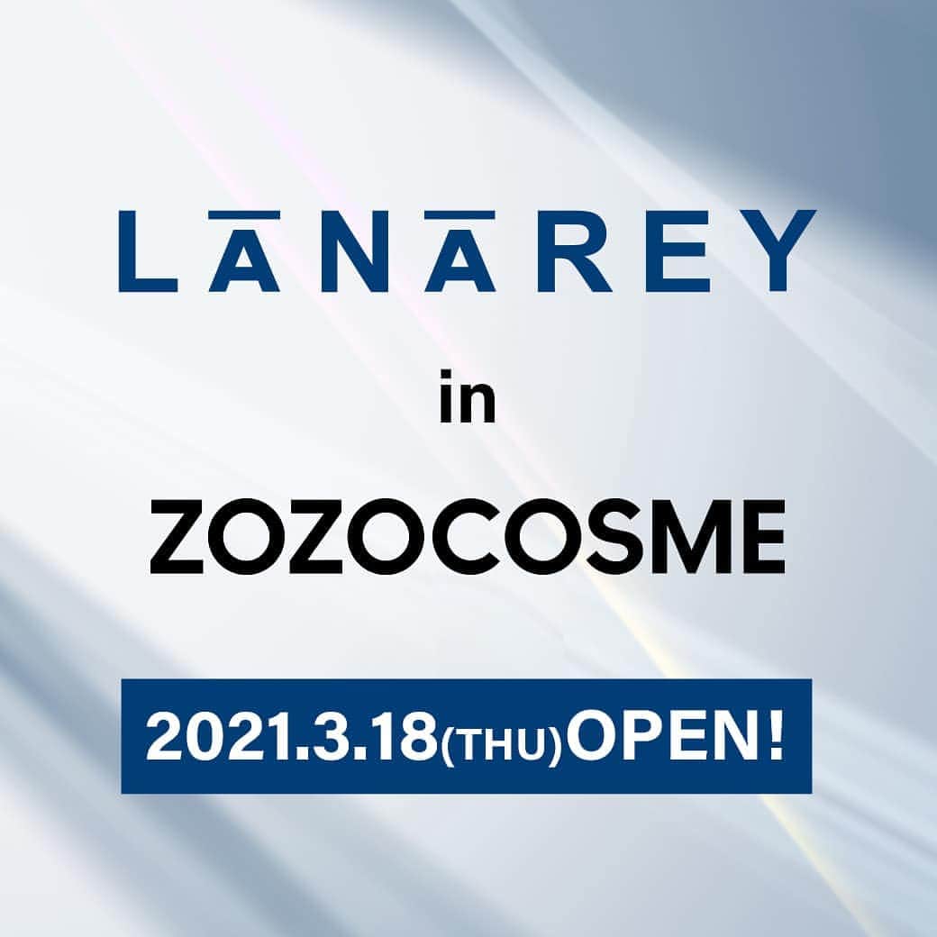 LANAREY PRISM MAKEUP _official のインスタグラム：「🎉本日Open!! 🎉  ZOZOTOWNのコスメ専門モール 『ZOZOCOSME』で   LANAREYも  ご購入できるようになりました✨✨   オトクなセットも ZOZOでもお買い求めいただけます♡   ☑️ZOZOTOWNから 『ラナレイ』で検索！▶️▶️」