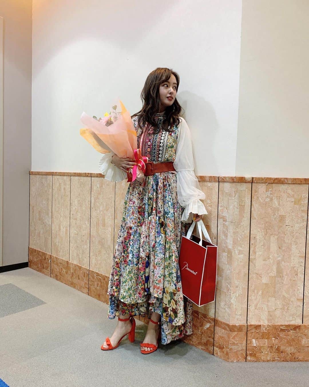 のインスタグラム：「styling🌸🌼」