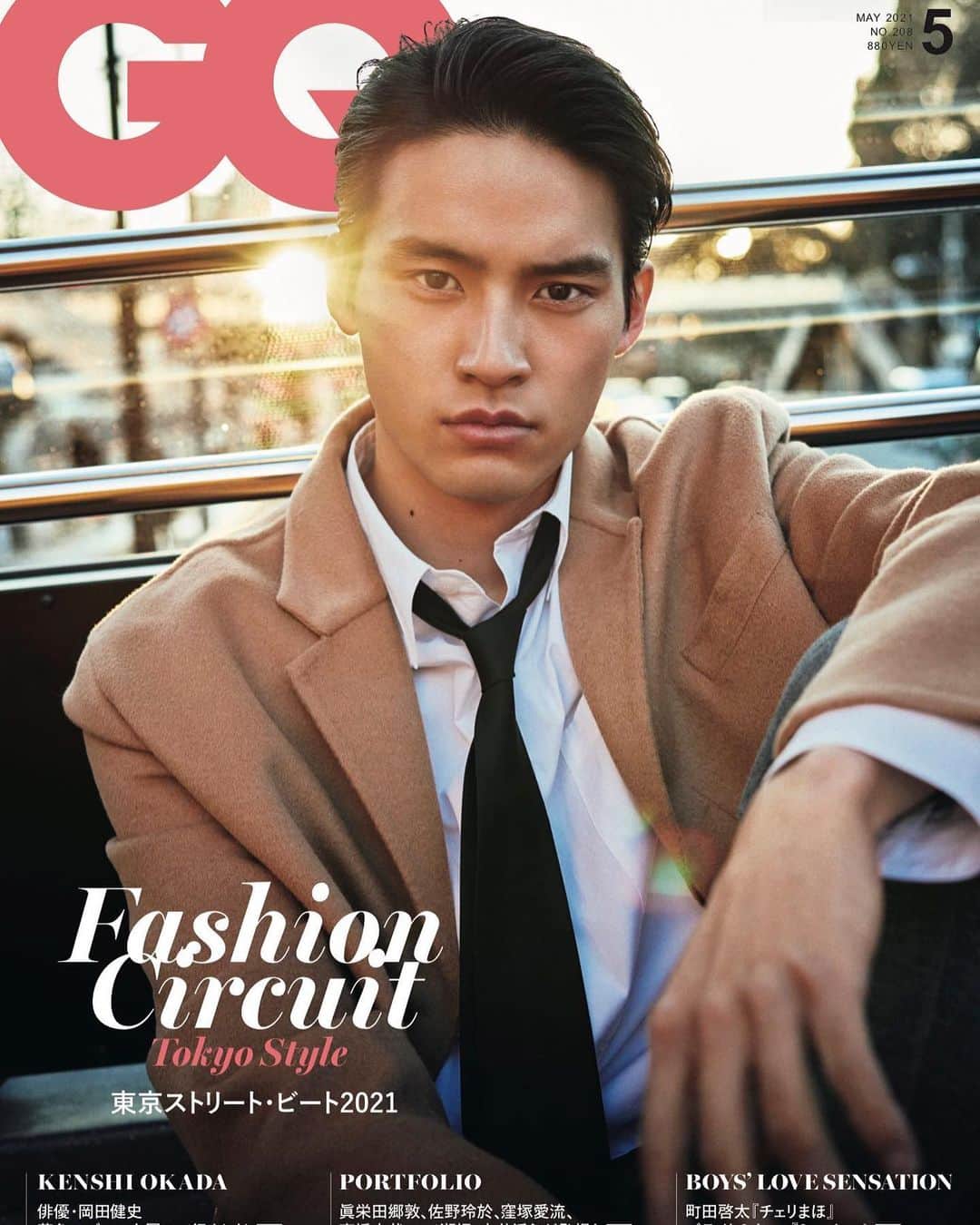 岡田健史のインスタグラム：「✖︎ @gqjapan   Pt. TAKAKI KUMADA St. @gqmoriguchi  Hm. Toshihiko Shingu  Thank you a lot⚡️⚡️⚡️」
