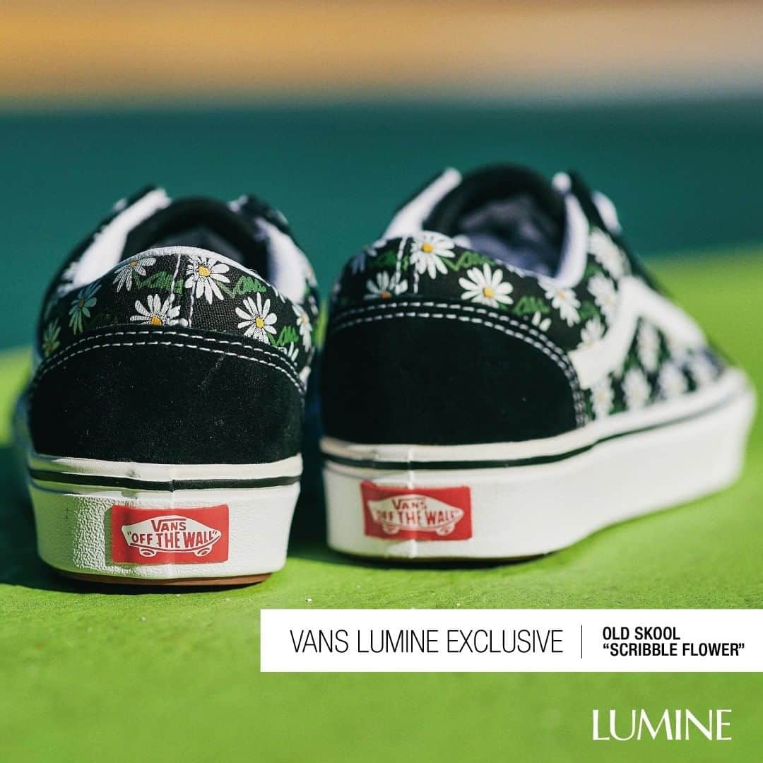 のインスタグラム：「＜3/19(FRI)Release!!＞  VANS LUMINE EXCLUSIVE COMFYCUSH OLD SKOOL (S.FLOWER)DAISY  ￥9,000+TAX  3/19（金）よりVANS　LUMINE EXCLUSIVEモデルを発売致します。 国内での販売はABC-MART ルミネ店舗のみとなります。 春の立ち上がりに先駆けてコンフィクッシュシリーズのオールドスクールをベースにのフラワーパターンを施した春を感じるアレンジモデル。  展開店舗 ABC-MART ルミネ池袋 ABC-MART ルミネ北千住 ABC-MART ルミネ有楽町 ABC-MART ルミネ荻窪 ABC-MART ルミネ町田 ABC-MART ルミネ藤沢 ABC-MART ルミネウィング大船 ABC-MART SPORTルミネ新宿ルミネ2  #vans　#vansjapan #lumine」