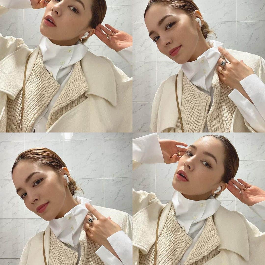 ステファニーのインスタグラム：「🕊🤍 白は心もクリーンになる。 #white」
