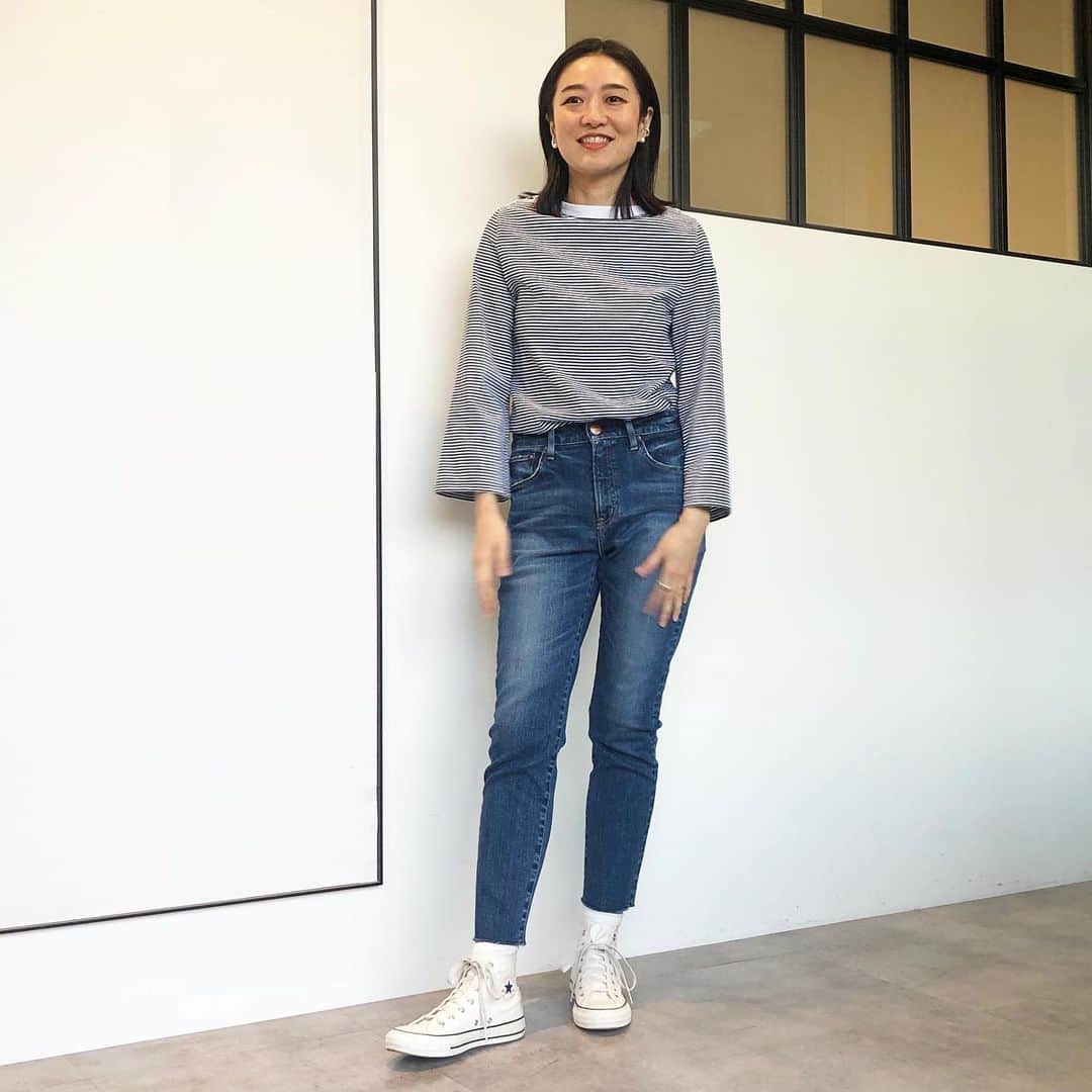 のインスタグラム：「RED CARD＆Healthy DENIM🎥INSTAGRAM LIVE﻿ ﻿ インスタライブご視聴頂きありがとうございました！﻿ ﻿ 今回は、RED CARD＆Healthy DENIMの春の新作をご紹介いたしました。﻿ ﻿ 本日のライブ動画は、この後IGTVにアップさせて頂きます。﻿ ﻿ HISAE 166㎝﻿ @hisaetakahashi7  ﻿ KAORU 165㎝﻿ @kaoru_kawanishi  ﻿ ※着用アイテムの詳細は、ショッピングタグをタップでご覧頂けます。﻿ ﻿ #インスタライブ﻿ #インスタライブ配信﻿ #redcardtokyo﻿ #レッドカード﻿ #healthydenim﻿ #ヘルシーデニム﻿ #hauntdaikanyama﻿ #ハウント代官山﻿ #spring﻿ #新作﻿ #intheknowgl」