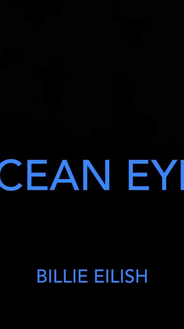 内田朝陽のインスタグラム：「#billieeilish #oceaneyes」