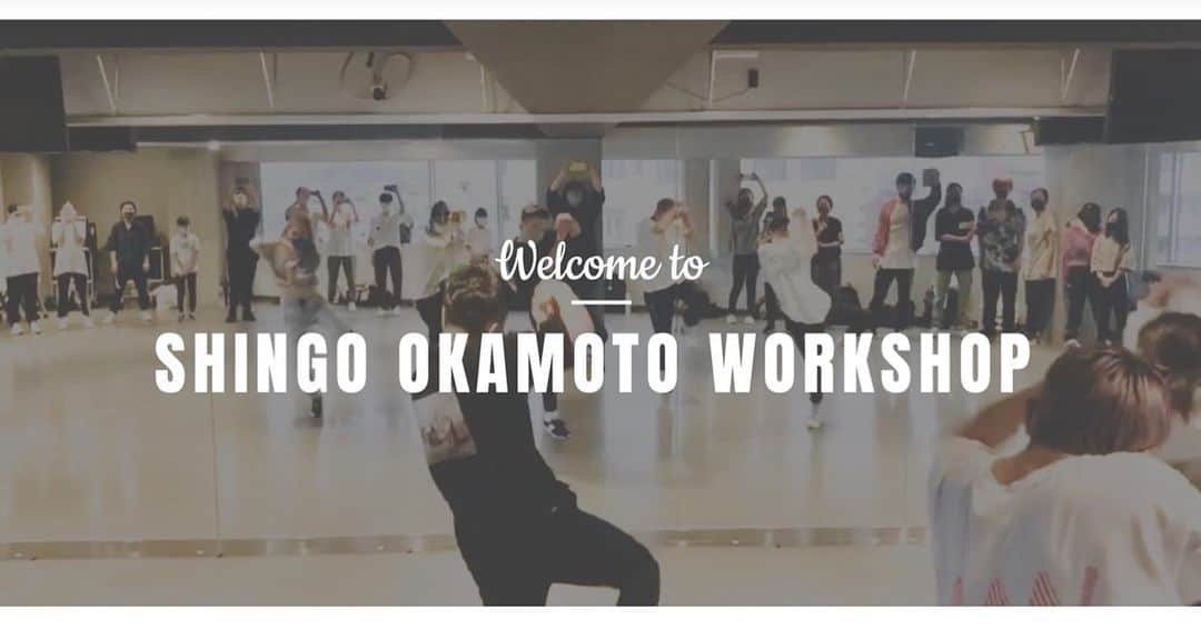 Shingo Okamotoのインスタグラム：「みなさま‼️‼️‼️ 日程を間違えて記載してました、、。  ワークショップは27日(土)です！！ よろしくお願い致します🙏  改めてお申込みよろしくお願い致します🥺🥺 🥺  【SHINGO OKAMOTO WORKSHOP】開催！！！！  【日時】2021/3/27(土）  ①クラス目 受付/13:00〜 レッスン/13:15〜14:15  ②クラス目 受付/14:30〜 レッスン/14:45〜15:45  【料金】1クラス¥3,000  【定員】1クラス抽選30名限定﻿ 【場所】NOAH STUDIO 学芸大スタジオ6st(6F) （‪〒152-0003 東京都目黒区碑文谷5-25-10‬）  【条件】﻿ ※年齢制限なし ※通常のコレオクラスとなります。（両クラス同じコレオとなります）  ※レッスンの際は、消毒・検温・マスクの着用をお願い致します。﻿ ﻿  【申込み方法】﻿ ●メール受付期間﻿ 本日〜3/23(火)24時﻿  プロフィールのオフィシャルホームページの申込みページよりお申し込みください。  ※抽選結果のご連絡は、当選の方にのみ受付完了メールの返信をもってかえさせていただきます。（3/24(水)中にご連絡致します）」