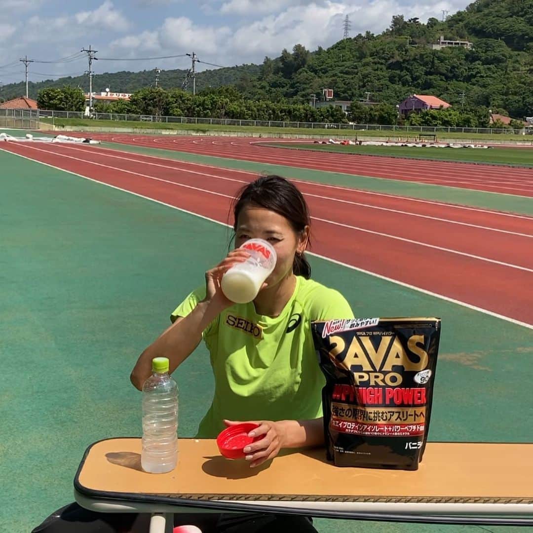 福島千里さんのインスタグラム写真 - (福島千里Instagram)「:  ハイパフォーマンスには ハイパワーを！！ ザバスシリーズ最高峰のプロテイン！ 良い結果を出すために できることはすべてやる。 #ザバス #SAVAS #プロテイン」3月19日 13時18分 - chisatofukushima0627