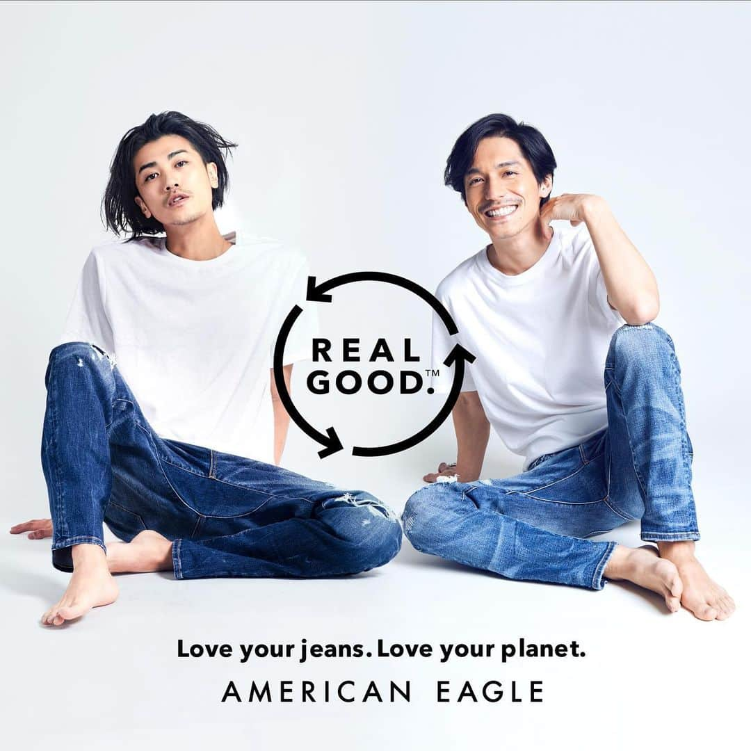 赤西仁のインスタグラム：「YouTube Channel   ‪‪『 NO GOOD TV - Vol. 40 』‬﻿   NGTV x American Eagle   アメリカンイーグルのアンバサダーに就任したことを記念し、アメリカンイーグルが取り組んでいる環境に配慮したサステナブルなものづくり「リアルグッド」の支援の一環として、アメリカンイーグルのジーンズやリサイクルしたデニム素材を使用したドリームキャッチャー作りに挑戦！   詳しくは『NO GOOD TV』で！   youtu.be/2NtHqZT1SJA   また、期間限定でアメリカンイーグルのプロモーションコード「AERGJIN」を入力すると、20% の割引をゲット！   @americaneaglejp  ‪@ryonishikido_official ‪@jinstagram_official‬﻿ ‪#RYONISHIKIDO‬﻿ ‪#JINAKANISHI‬﻿ ‪#錦戸亮 ﻿ #赤西仁‬﻿」