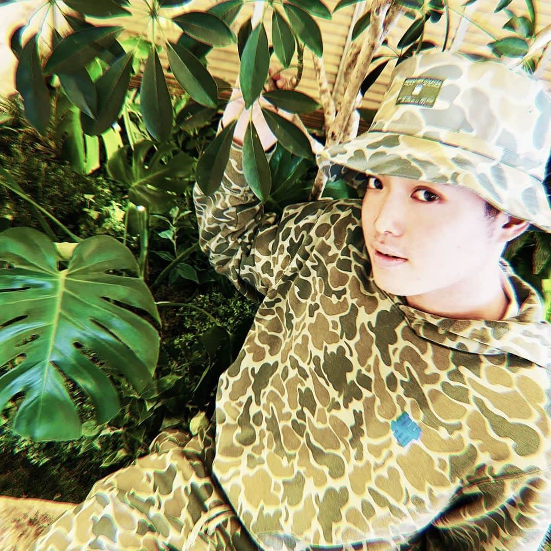 Travis Japan（トラジャ）さんのインスタグラム写真 - (Travis Japan（トラジャ）Instagram)「﻿ camouflage🐊🦧🌳﻿ ﻿ #camouflage﻿ #lessonwear﻿ #Johnnys﻿ #TravisJapan﻿ #吉澤閑也 #Shizu」3月19日 20時40分 - travis_japan_official