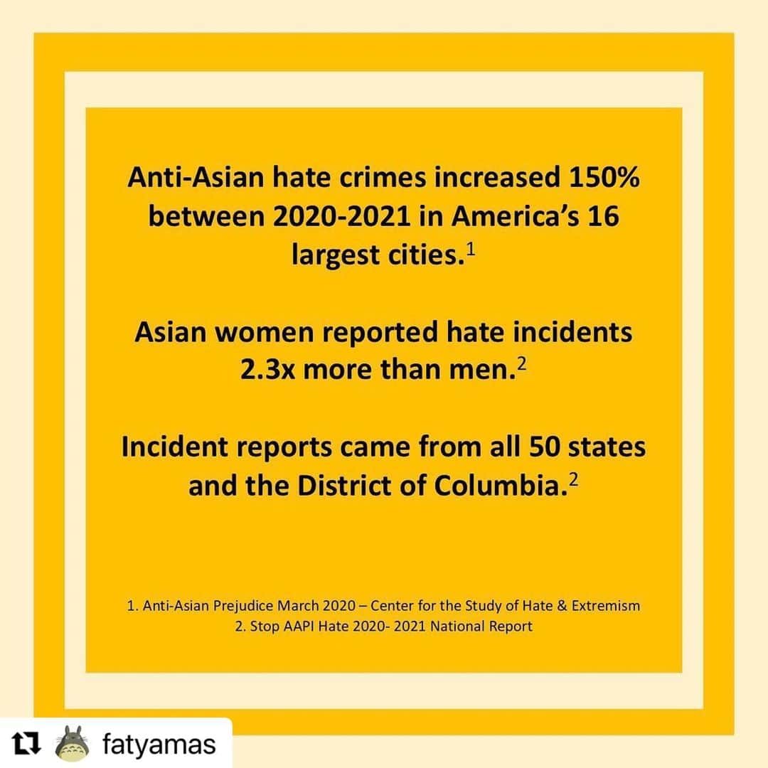 ニック・ジェフスのインスタグラム：「Proud to repost on behalf of my spectacular Japanese American wife, Lilian Matsuda. Within it is part of her story. Please read. #stopasianhate #stophate  Reposted caption: To #StopAsianHate we need to do more than use a hashtag on social media. You know what to do. Read up on the history of Asian Americans policies and communities where you live. Teach your kids about us. Support our businesses. Take a training and learn how to respond in situations where you are a witness to harassment. Demand justice for us. Stop blaming women for experiencing violence. Women are not responsible for violence they experience 💛 Women are not responsible for violence they experience. Women are not responsible for violence they experience. Women are not responsible for violence they experience. Women are not responsible for violence they experience. Women are not responsible for violence they experience. Women are not responsible for violence they experience. Women are not responsible for violence they experience ❤️」