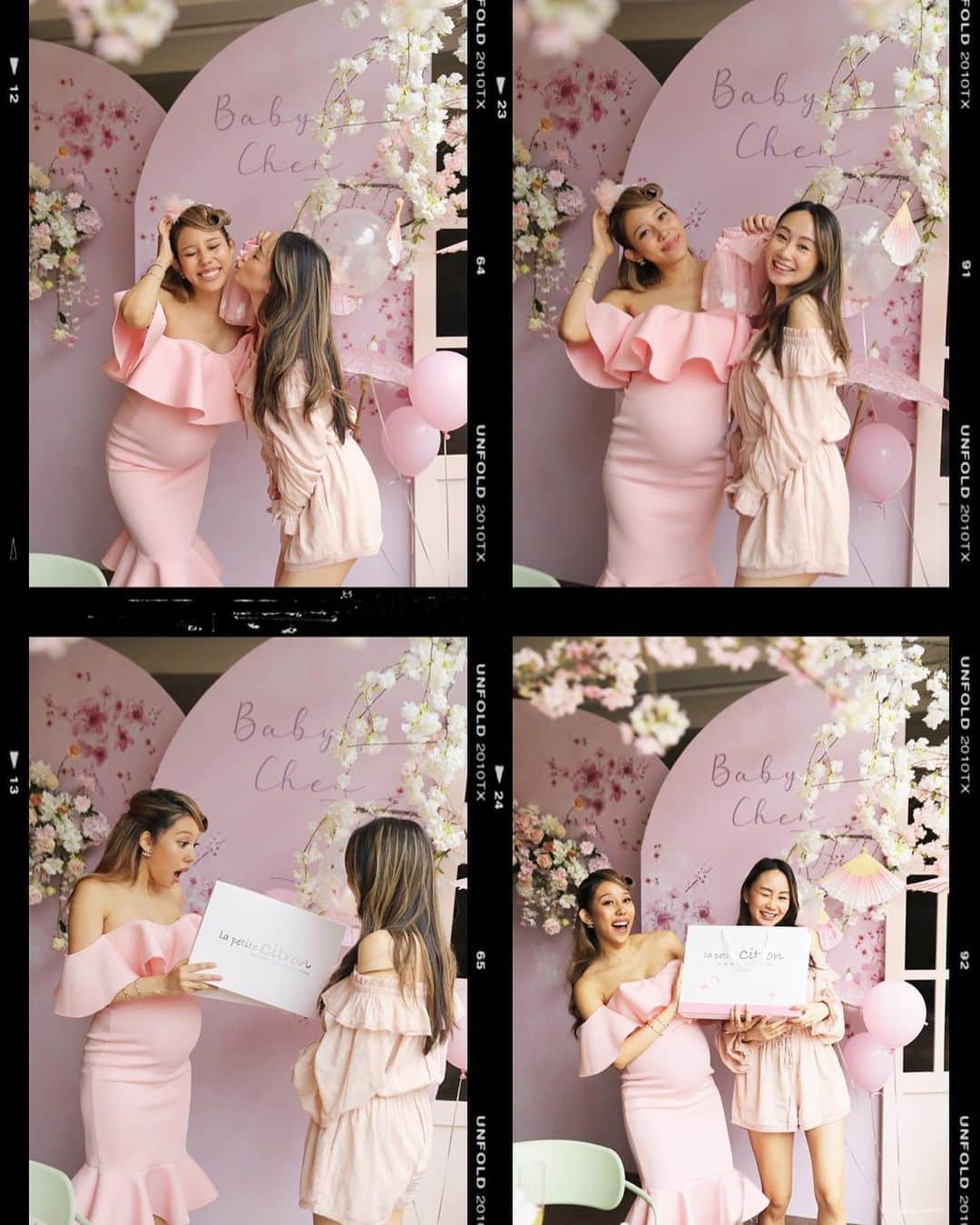 ヴァネッサみどりさんのインスタグラム写真 - (ヴァネッサみどりInstagram)「#MidorisBabyShower 🌸 All Smiles & Double Chin 🤣🤣 Thank you girls for making me and my baby girl feel so incredibly loved 🥲💕 All so beautiful inside and out with an amazing positive energy.. 🪄  thank you girls for being a blessing in my life ✨🌸  . PS: the game time was the best 😂😂😂👉🏽 Thank u @limaymeow for planning the games 🥺😂💕 心も外も本当に美しいお友達たちに囲まれて、 また深い愛と友情をかんじました🥲✨ これから産まれてくるベビちゃんも たくさん愛を感じられたと思います🥲💕💕 こんな素晴らしい子達を引き寄せてくれた、 宇宙さんに感謝✨🥰ありがとう☪️」3月20日 18時01分 - midoritakechi