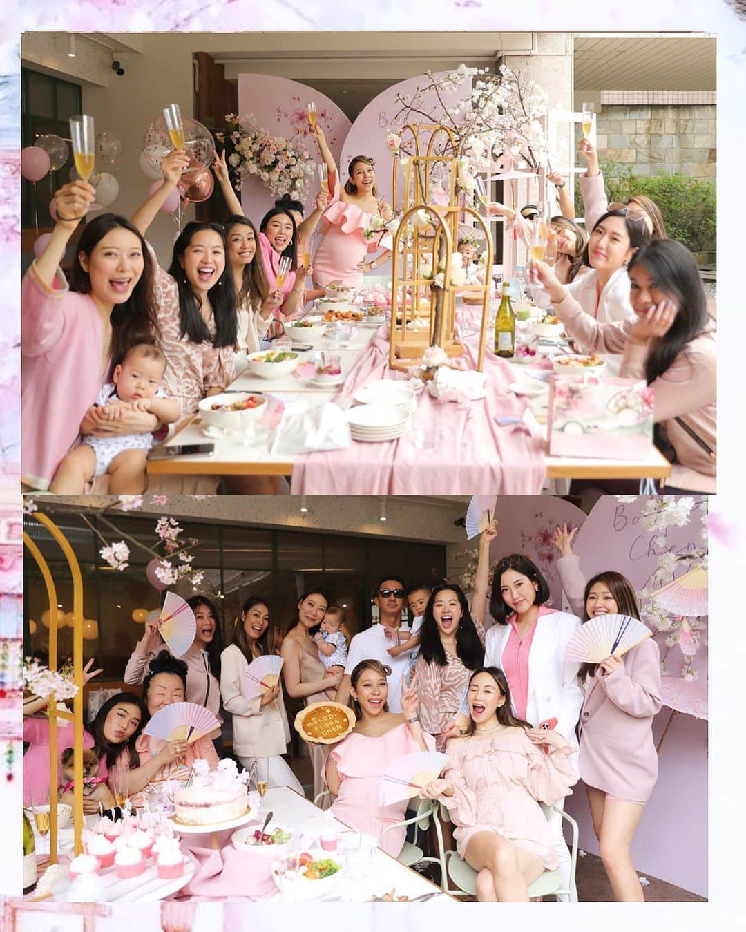 ヴァネッサみどりさんのインスタグラム写真 - (ヴァネッサみどりInstagram)「#MidorisBabyShower 🌸 All Smiles & Double Chin 🤣🤣 Thank you girls for making me and my baby girl feel so incredibly loved 🥲💕 All so beautiful inside and out with an amazing positive energy.. 🪄  thank you girls for being a blessing in my life ✨🌸  . PS: the game time was the best 😂😂😂👉🏽 Thank u @limaymeow for planning the games 🥺😂💕 心も外も本当に美しいお友達たちに囲まれて、 また深い愛と友情をかんじました🥲✨ これから産まれてくるベビちゃんも たくさん愛を感じられたと思います🥲💕💕 こんな素晴らしい子達を引き寄せてくれた、 宇宙さんに感謝✨🥰ありがとう☪️」3月20日 18時01分 - midoritakechi