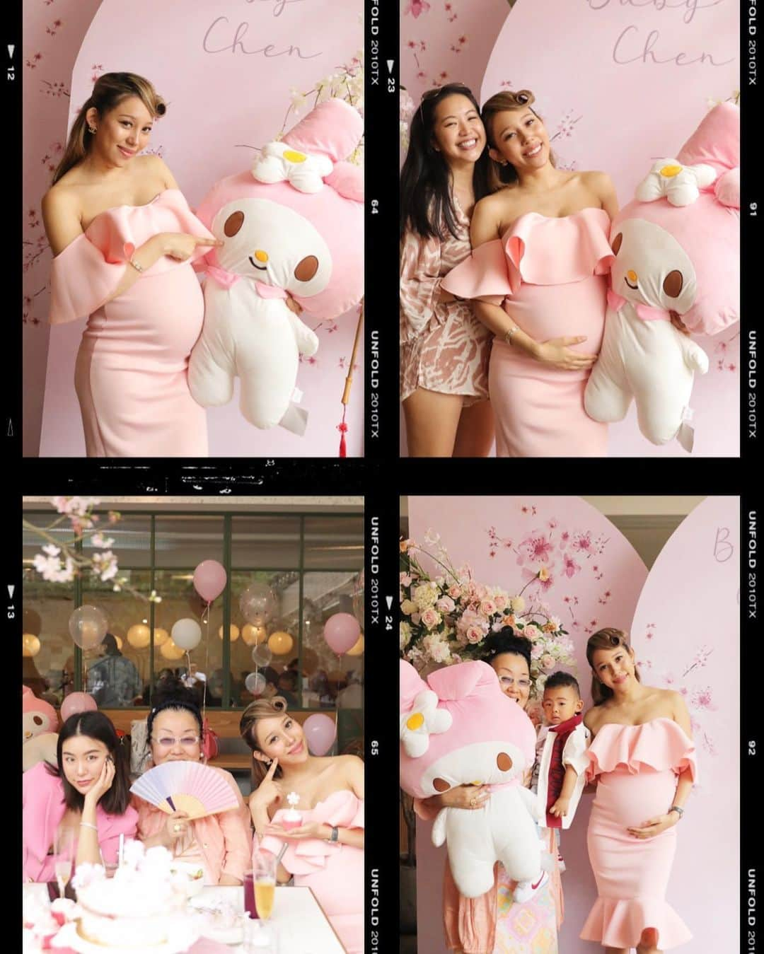 ヴァネッサみどりさんのインスタグラム写真 - (ヴァネッサみどりInstagram)「#MidorisBabyShower 🌸 All Smiles & Double Chin 🤣🤣 Thank you girls for making me and my baby girl feel so incredibly loved 🥲💕 All so beautiful inside and out with an amazing positive energy.. 🪄  thank you girls for being a blessing in my life ✨🌸  . PS: the game time was the best 😂😂😂👉🏽 Thank u @limaymeow for planning the games 🥺😂💕 心も外も本当に美しいお友達たちに囲まれて、 また深い愛と友情をかんじました🥲✨ これから産まれてくるベビちゃんも たくさん愛を感じられたと思います🥲💕💕 こんな素晴らしい子達を引き寄せてくれた、 宇宙さんに感謝✨🥰ありがとう☪️」3月20日 18時01分 - midoritakechi