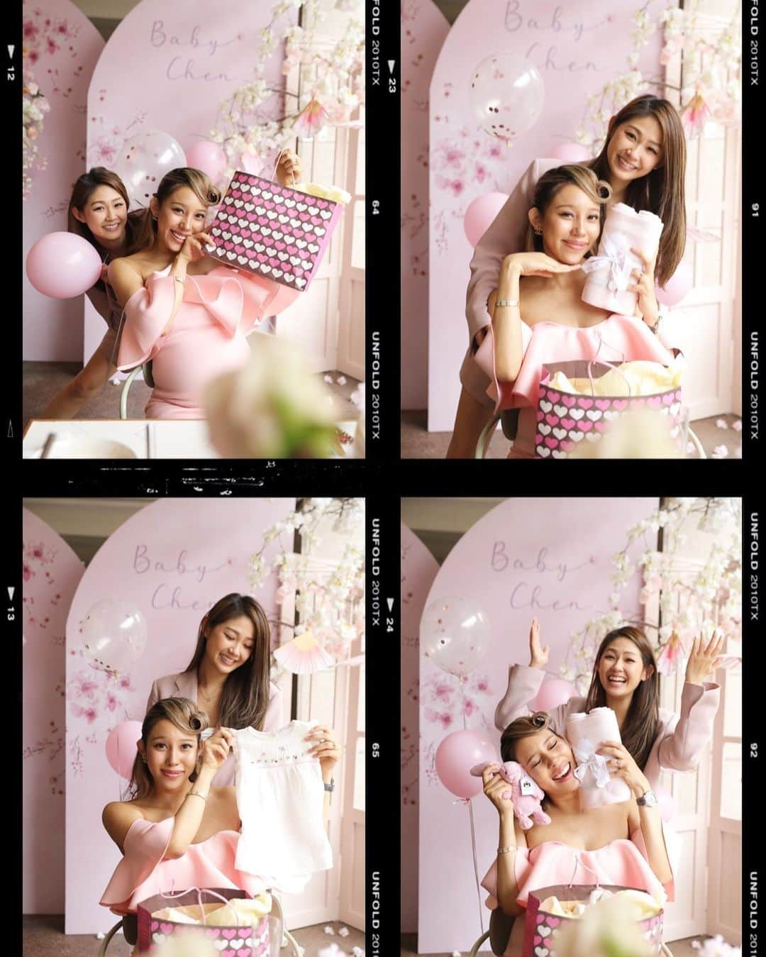 ヴァネッサみどりさんのインスタグラム写真 - (ヴァネッサみどりInstagram)「#MidorisBabyShower 🌸 All Smiles & Double Chin 🤣🤣 Thank you girls for making me and my baby girl feel so incredibly loved 🥲💕 All so beautiful inside and out with an amazing positive energy.. 🪄  thank you girls for being a blessing in my life ✨🌸  . PS: the game time was the best 😂😂😂👉🏽 Thank u @limaymeow for planning the games 🥺😂💕 心も外も本当に美しいお友達たちに囲まれて、 また深い愛と友情をかんじました🥲✨ これから産まれてくるベビちゃんも たくさん愛を感じられたと思います🥲💕💕 こんな素晴らしい子達を引き寄せてくれた、 宇宙さんに感謝✨🥰ありがとう☪️」3月20日 18時01分 - midoritakechi