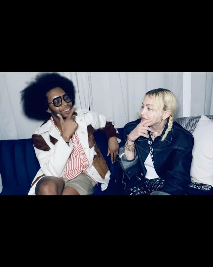 マドンナさんのインスタグラム写真 - (マドンナInstagram)「Reel Talk about Madame ❌  with @jeremyoharris 🎥 #madamex  #ninasimone」3月21日 11時07分 - madonna