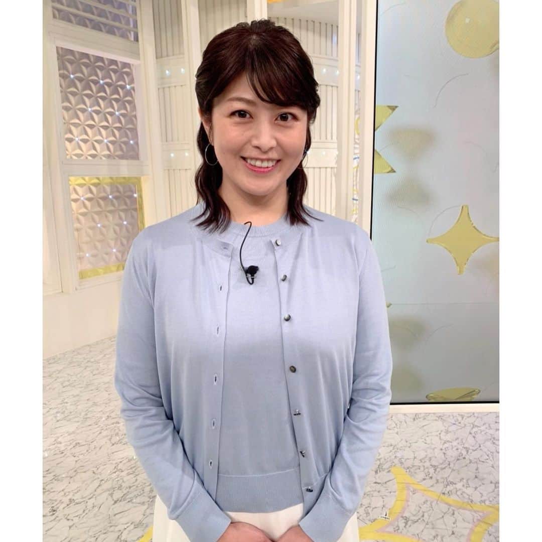 森麻季のインスタグラム：「お知らせ  明日から1週間、日テレ#スッキリ 内インフォマーシャルに出演します  水卜ちゃん春菜さん卒業週？！に本当有り難いです このところスッキリの卒業企画VTRでもらい泣きしてばかりです  #日テレ  #インフォマーシャル  #是非ご覧ください #森麻季 #アナウンサー」