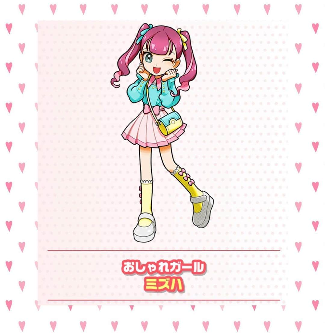 のインスタグラム：「💄🌺🍒🍓❤️ ポケモンメザスタ第三弾 バトルトレーナー おしゃれガール ミズハ CV.森田涼花  【ミズハ Profile】 おしゃれ大好きな女の子！じまんのかわいいポケモンで挑んでくるぞ！出してくるポケモンの中には、くさ、こおりタイプのわざをつかうポケモンもいるので、ほのおタイプのわざをつかうポケモンがいるといいかも！  全国のゲームセンターにて稼働中🎀」