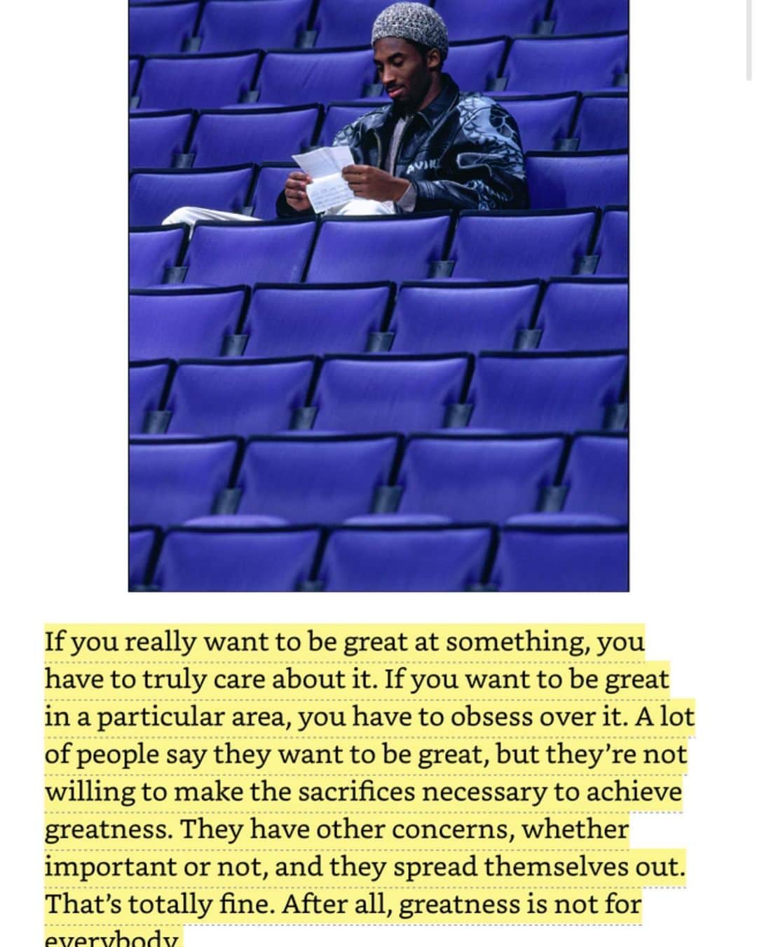 トニー・アゼベドのインスタグラム：「One of my favorite lines from Kobe’s book makes me reflect on all the long drives I made to watch @ncaawaterpolo games and now how easy it is with live streaming!  That being said I wonder how many of you #waterpoloplayers watched the games yesterday? How many today? I wonder if a young Kobe would have gone to hang with friends instead of analyzing the @finalfour  Again its ok if you didn’t watch because like @kobebryant says GREATNESS isn’t for everybody 😊」
