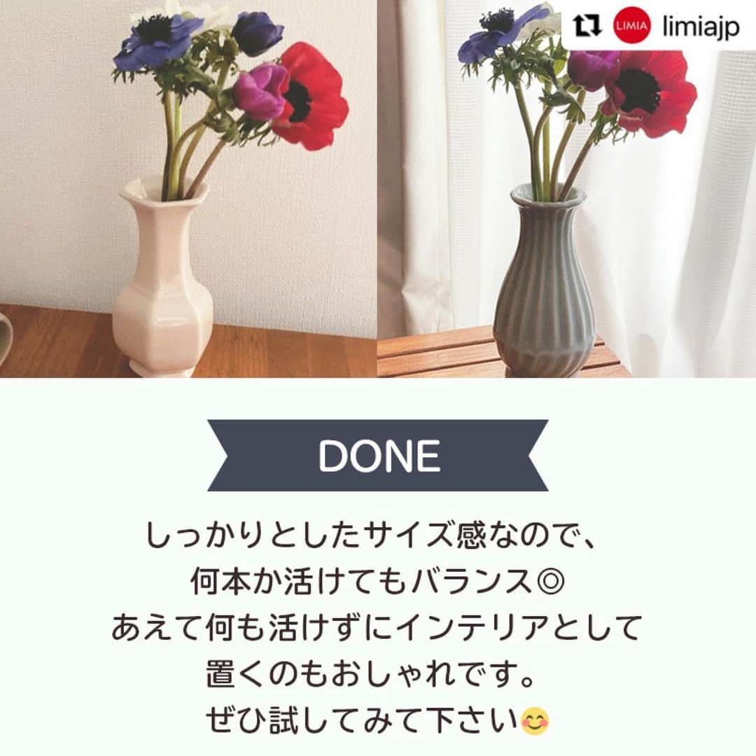 ダイソーさんのインスタグラム写真 - (ダイソーInstagram)「【そのまま飾っても◎どんなお部屋にも合わせやすいダイソー陶器花瓶】  陶器花瓶（パステルカラー） 100円（税込110円）  ※店舗によって品揃えが異なり、在庫がない場合がございます。 ※商品パッケージの説明文を読んで正しくご使用ください。 ※画像はイメージです。実際とは異なる場合がございます。  #Repost @limiajp with @make_repost ・・・ .⁣ ダイソーからお部屋をステキに演出してくれる陶器花瓶が登場！⁣ 落ち着きのある春らしいカラーで、どんなお部屋にも合わせやすいデザインです。⁣ 花やグリーンを活けるのはもちろん、そのまま飾っても◎⁣ 北欧風やナチュラル・モダンテイストに合うフラワーベースを探している方、要チェックです！⁣ .⁣ photo by LIMIA編集部⁣ https://limia.jp/idea/605486/⁣ 記事の詳細はプロフィールリンクから飛べます✨⁣ ▶@limiajp⁣ .⁣ #暮らし #暮らしのアイデア #生活の知恵 #limia #ダイソー #ダイソー購入品 #ダイソー新商品 #DAISO #100均パトロール #花瓶 #陶器花瓶 #プチプラ雑貨 #フラワーベース #韓国風インテリア #インテリア #ナチュラルインテリア #ナチュラルインテリア雑貨 #北欧風インテリア #モダンインテリア #北欧モダン #お部屋作り #インテリア雑貨 #リビングインテリア #インテリア小物 #模様替え #花のある生活 #フラワーインテリア #花を飾ろう #リミア_雑貨」3月22日 11時57分 - daiso_official