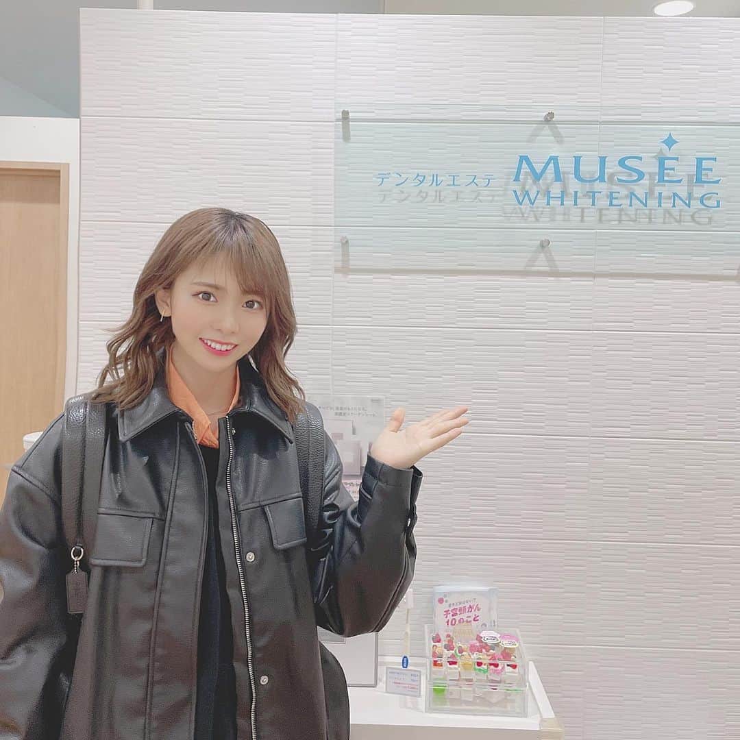 のインスタグラム：「ミュゼホワイトニングでメンテナン スしてもらいました！！！  ホームケアだけじゃできない白さをキープしにいってます😍  #ミュゼホワイトニング #恵比寿駅前 #恵比寿駅前デンタルクリニック #ホワイトニング #PR #beauty」