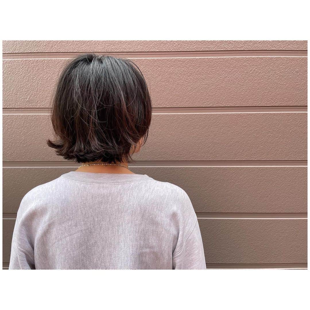 李ヒャンさんのインスタグラム写真 - (李ヒャンInstagram)「髪切りました。✂︎ 数年前の手術の放射線のせいで抜けたおでこ周りの毛が生えてきてはいるのだけど、何故か癖毛気味で生えてきてそれがずっと悩みの種で、、(加齢と共に髪質が変わるらしい、、)😢 それを改善したいと @s.hairsalon @ueda0902 にリクエストしました。 マッシュウルフだそうです🍄 前髪と顔まわりはマッシュルームカットして後ろとは繋げず、前髪のボリュームアップと外ハネパーマをかけております。 ささっと乾かして @linc_original_makers のバームをつけて整えて終わり。 産毛のウヌウネも解消されてすっきり楽ちんになりました✌️ #hairstyle #haircut #beauty」3月22日 20時12分 - 73hyang